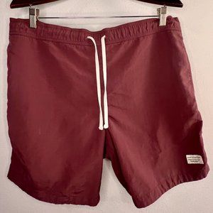 Modern Amusement Pacsun Large Maroon Swim trunk